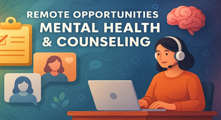 Remote Opportunities in Mental Health & Counseling