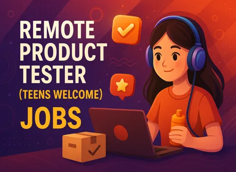 Remote Product Tester (Teens Welcome)