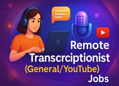 Remote Transcriptionist (General/YouTube)