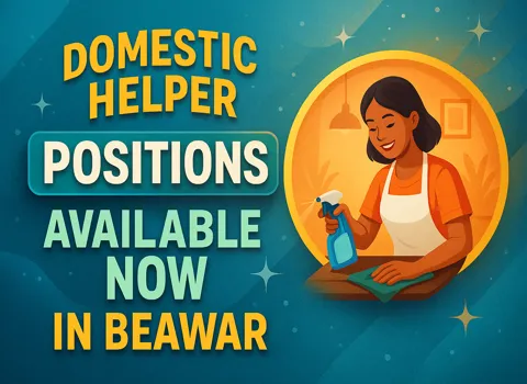 Domestic Helper Positions Available Now In Beawar - Nanny, Cook, Maid, Caretaker &amp; More
