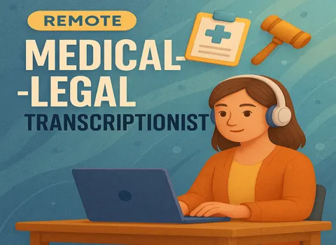 Remote Medical-Legal Transcriptionist