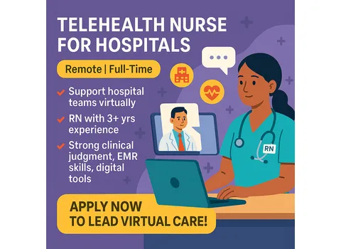 Telehealth Nurse for Hospitals