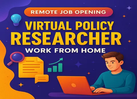 Virtual Policy Researcher Work From Home