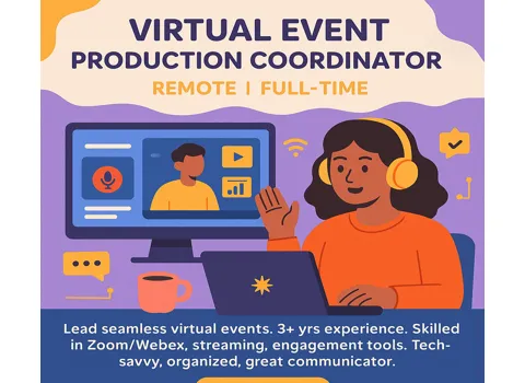Virtual Event Production Coordinator
