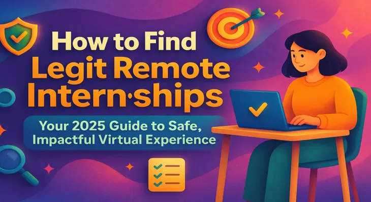 How to Find Legit Remote Internships: Your 2025 Guide to Safe, Impactful Virtual Experience