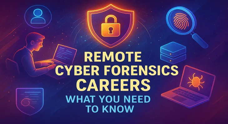 Remote Cyber Forensics Careers: What You Need to Know