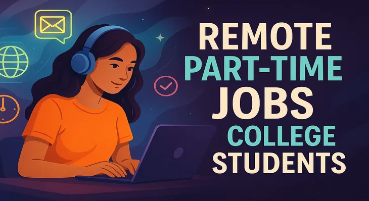 Remote Part-Time Jobs for College Students: Flexible Ways to Earn While You Learn