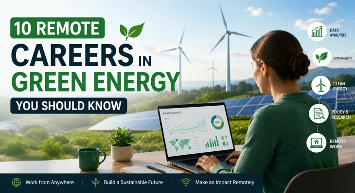 10 Remote Careers in Green Energy You Should Know