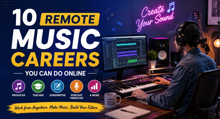 10 Remote Music Careers You Can Do Online