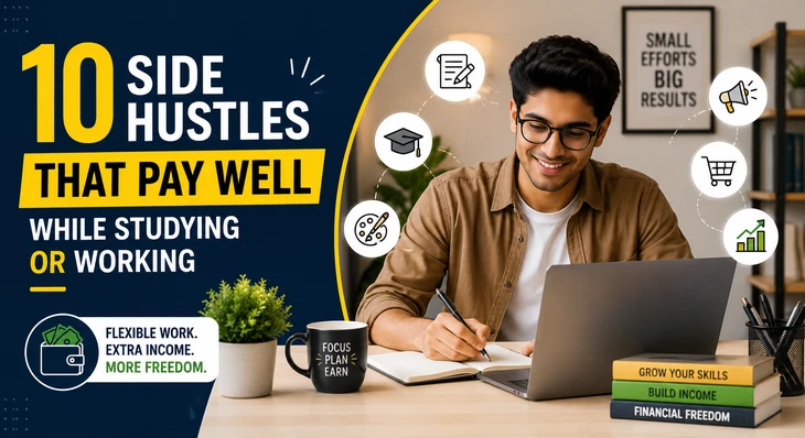 10 Side Hustles That Pay Well While Studying or Working
