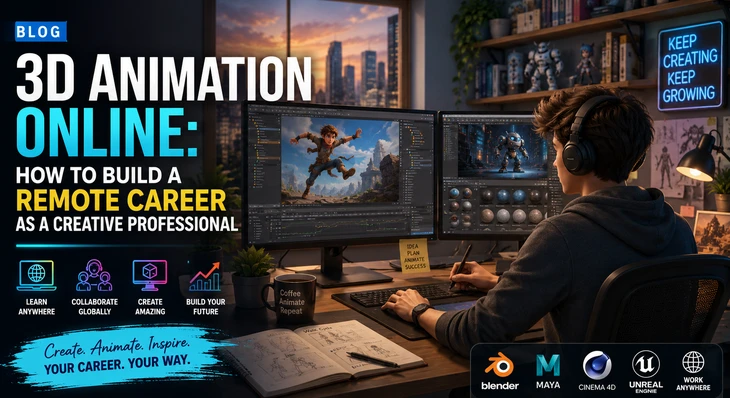 3D Animation Online: How to Build a Remote Career as a Creative Professional