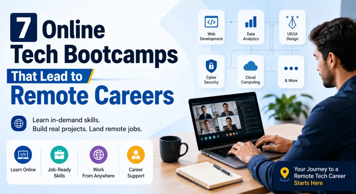 7 Online Tech Bootcamps That Lead to Remote Careers