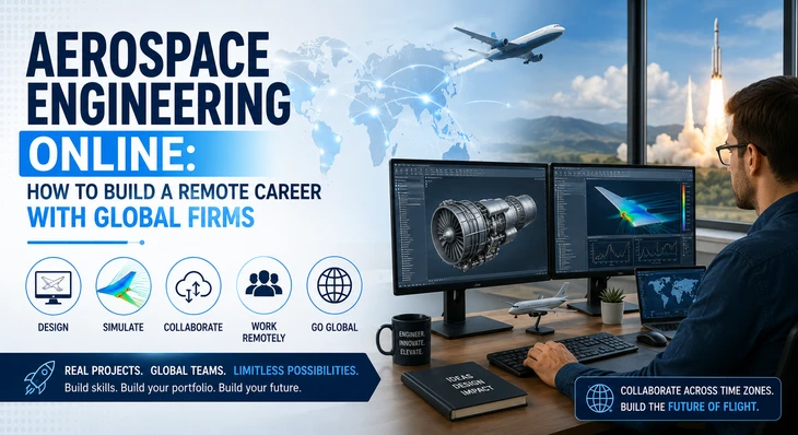 Aerospace Engineering Online: How to Build a Remote Career With Global Firms