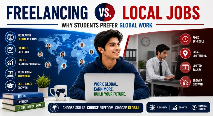 Freelancing vs. Local Jobs: Why Students Prefer Global Work