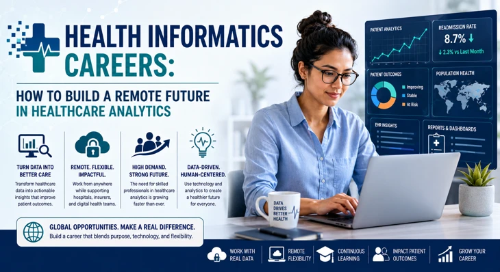 Health Informatics Careers: How to Build a Remote Future in Healthcare Analytics