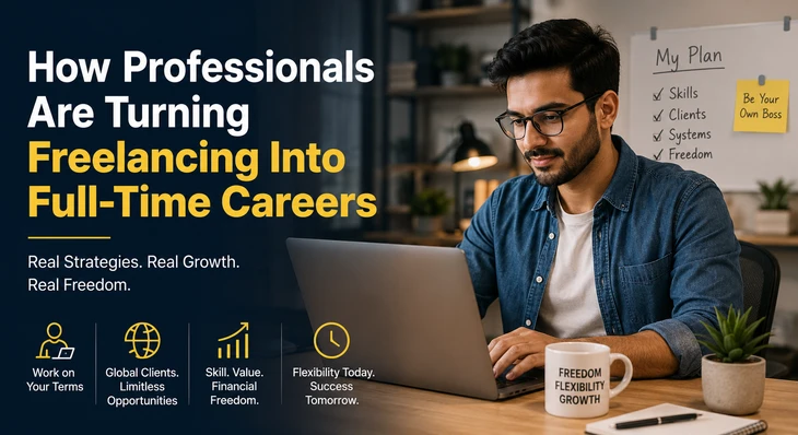 How Professionals Are Turning Freelancing Into Full-Time Careers