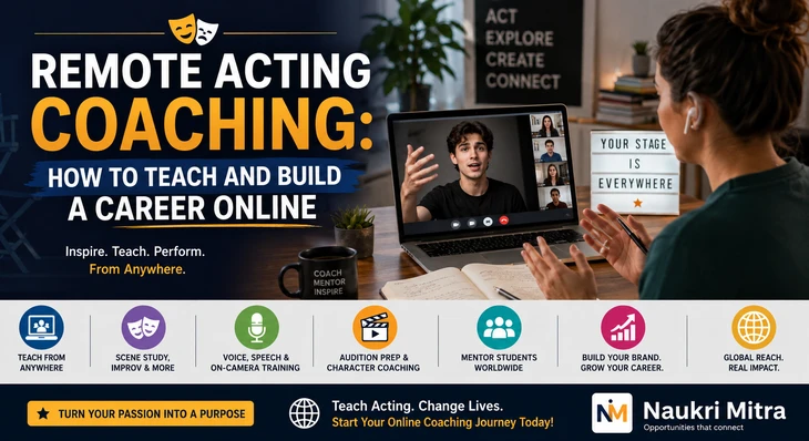 Remote Acting Coaching: How to Teach and Build a Career Online