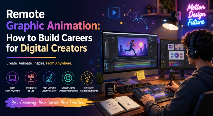 Remote Graphic Animation: How to Build Careers for Digital Creators