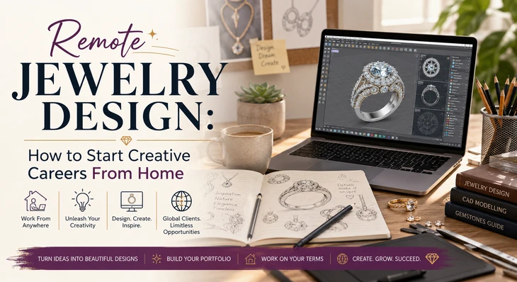 Remote Jewelry Design: How to Start Creative Careers From Home