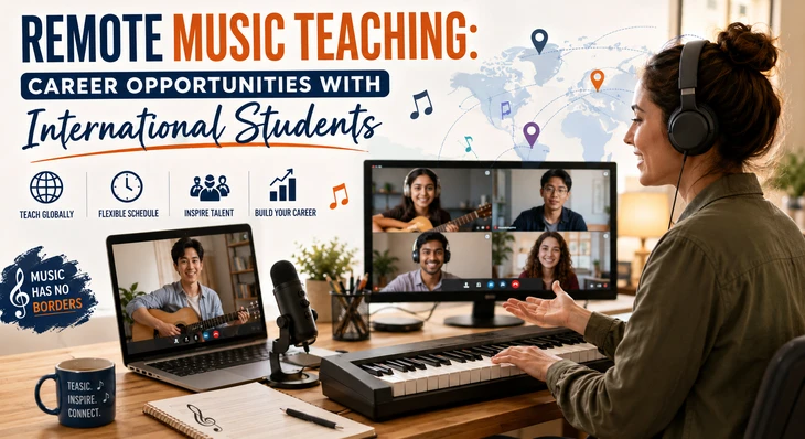 Remote Music Teaching: Career Opportunities With International Students