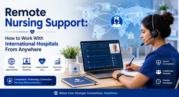 Remote Nursing Support: How to Work With International Hospitals From Anywhere