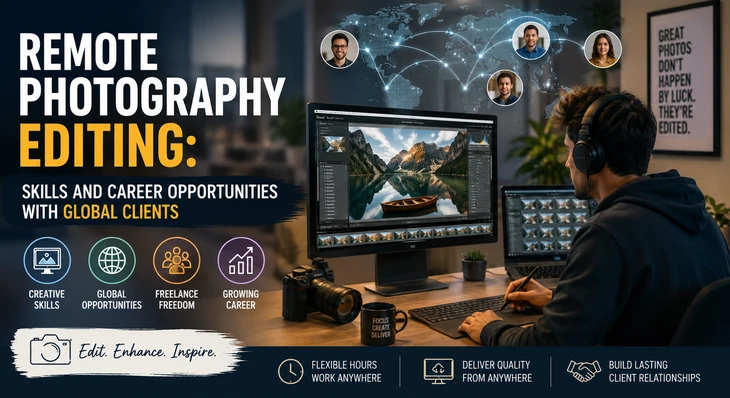 Remote Photography Editing: Skills and Career Opportunities With Global Clients