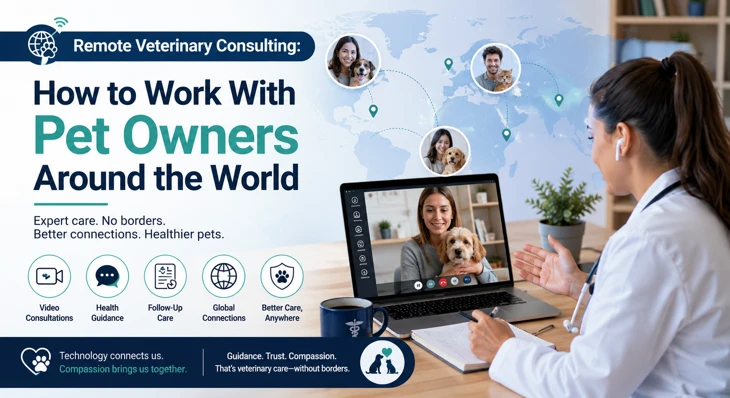 Remote Veterinary Consulting: How to Work With Pet Owners Around the World