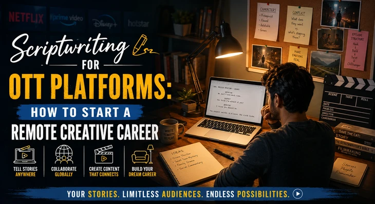 Scriptwriting for OTT Platforms: How to Start a Remote Creative Career