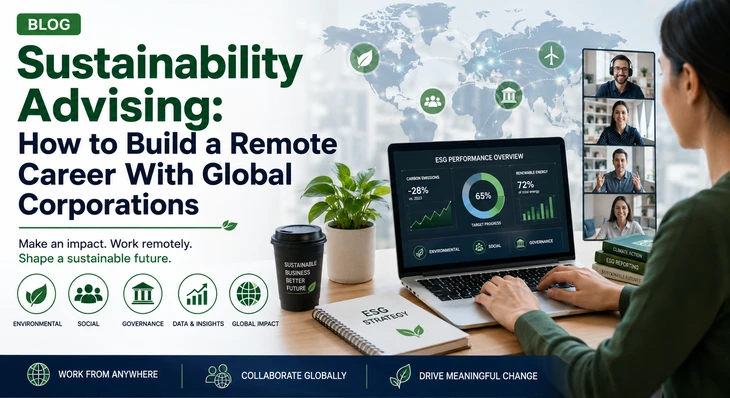 Sustainability Advising: How to Build a Remote Career With Global Corporations