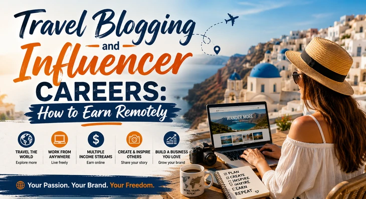 Travel Blogging and Influencer Careers: How to Earn Remotely