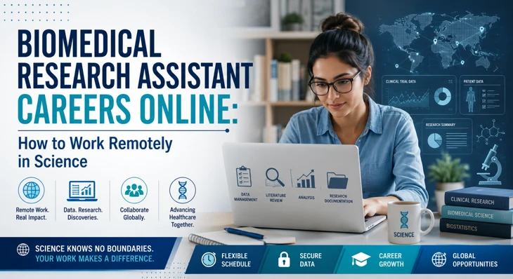 Biomedical Research Assistant Careers Online: How to Work Remotely in Science