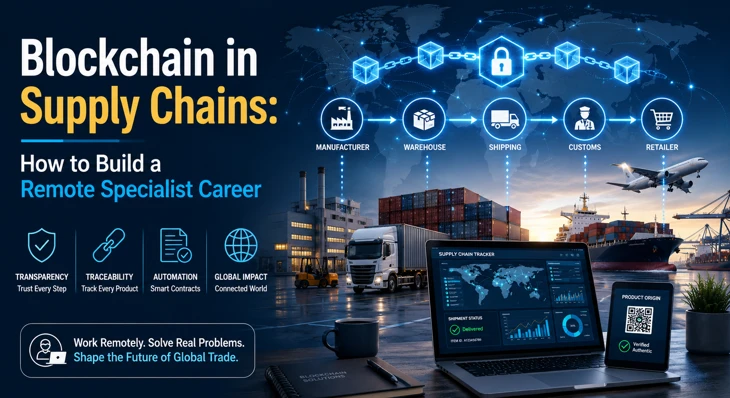 Blockchain in Supply Chains: How to Build a Remote Specialist Career