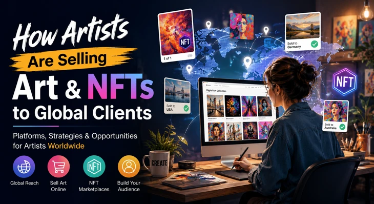 How Artists Are Selling Art & NFTs to Global Clients