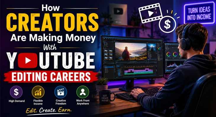 How Creators Are Making Money With YouTube Editing Careers