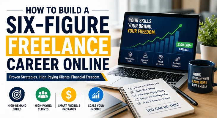 How to Build a Six-Figure Freelance Career Online