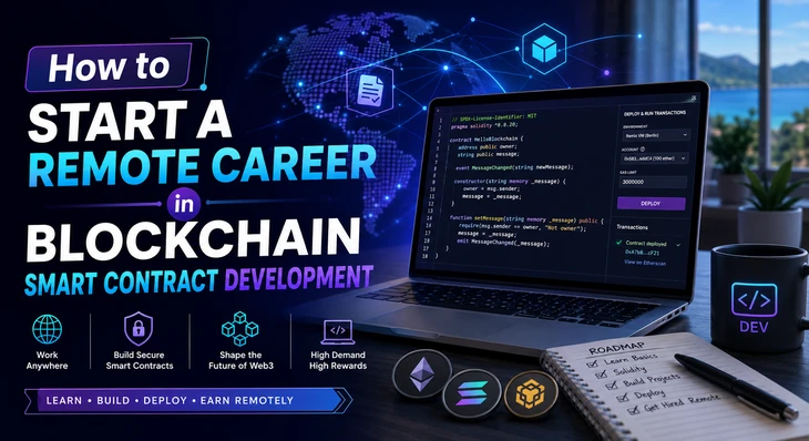How to Start a Remote Career in Blockchain Smart Contract Development
