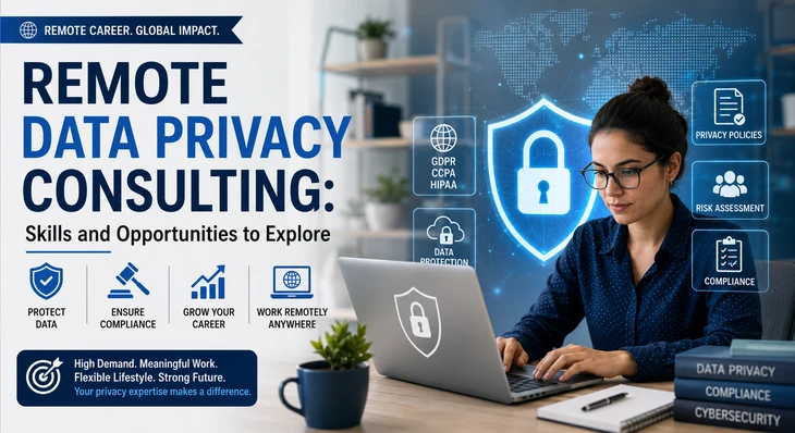 Remote Data Privacy Consulting: Skills and Opportunities to Explore