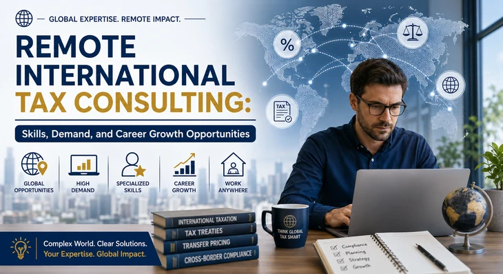 Remote International Tax Consulting: Skills, Demand, and Career Growth Opportunities
