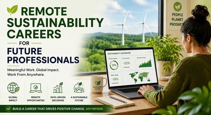 Remote Sustainability Careers for Future Professionals