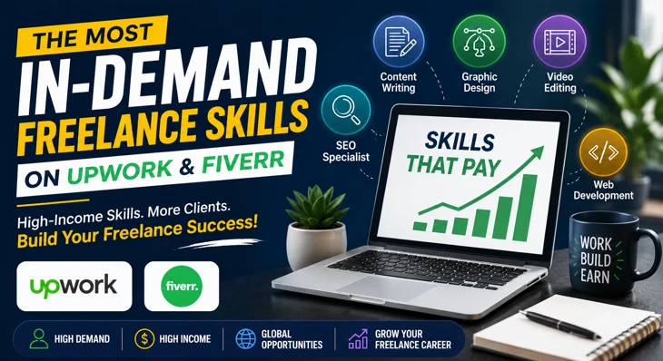 The Most In-Demand Freelance Skills on Upwork & Fiverr