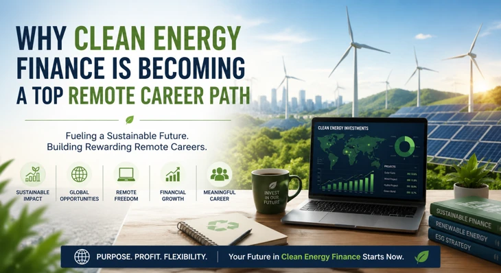Why Clean Energy Finance Is Becoming a Top Remote Career Path