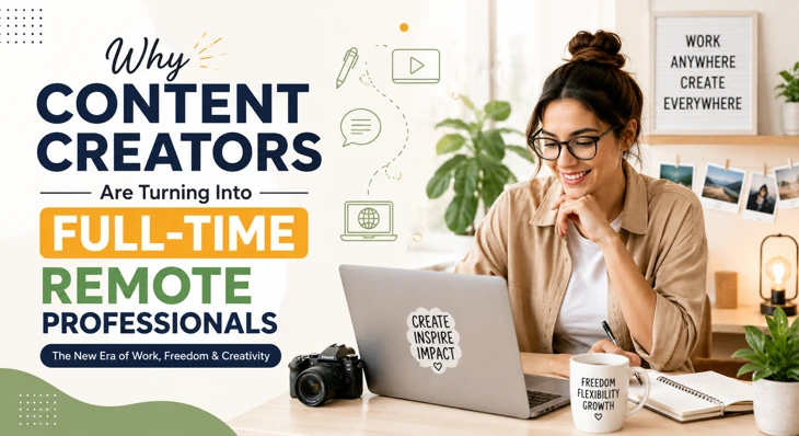 Why Content Creators Are Turning Into Full-Time Remote Professionals