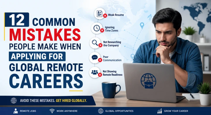 12 Common Mistakes People Make When Applying for Global Remote Careers