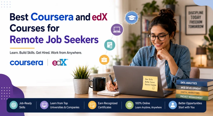 Best Coursera and edX Courses for Remote Job Seekers