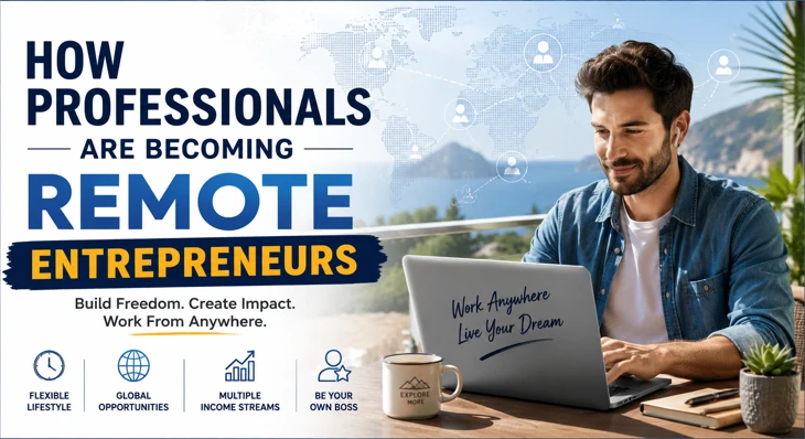 How Professionals Are Becoming Remote Entrepreneurs