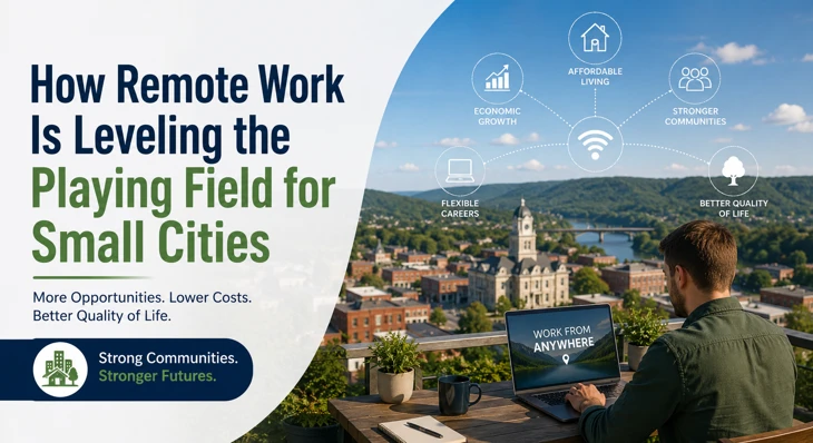 How Remote Work Is Leveling the Playing Field for Small Cities