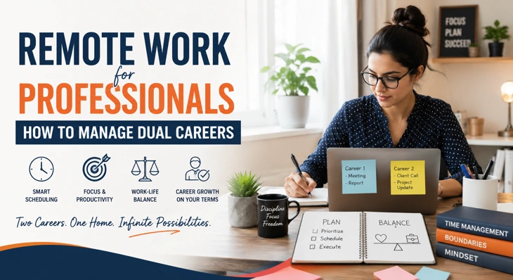 Remote Work for Professionals: How to Manage Dual Careers