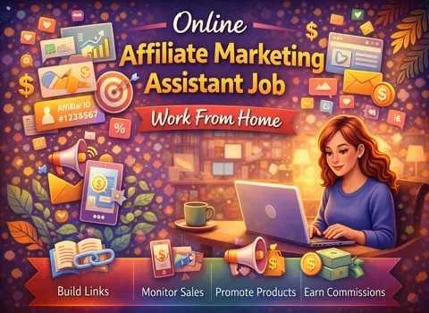 Online Affiliate Marketing Assistant Job Work From Home