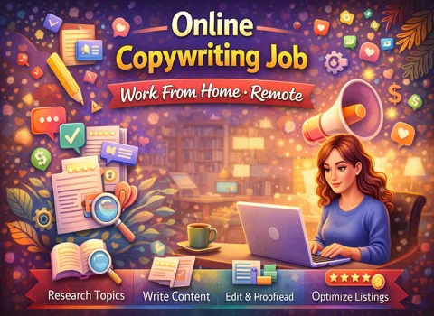 Online Copywriting Job Work From Home Remote