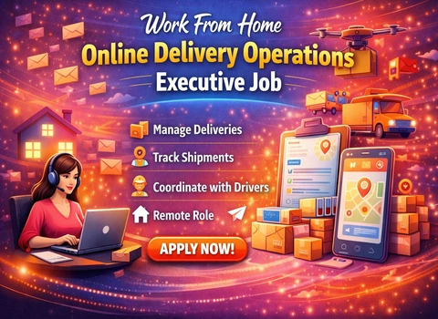 Online Delivery Operations Executive Job Work From Home